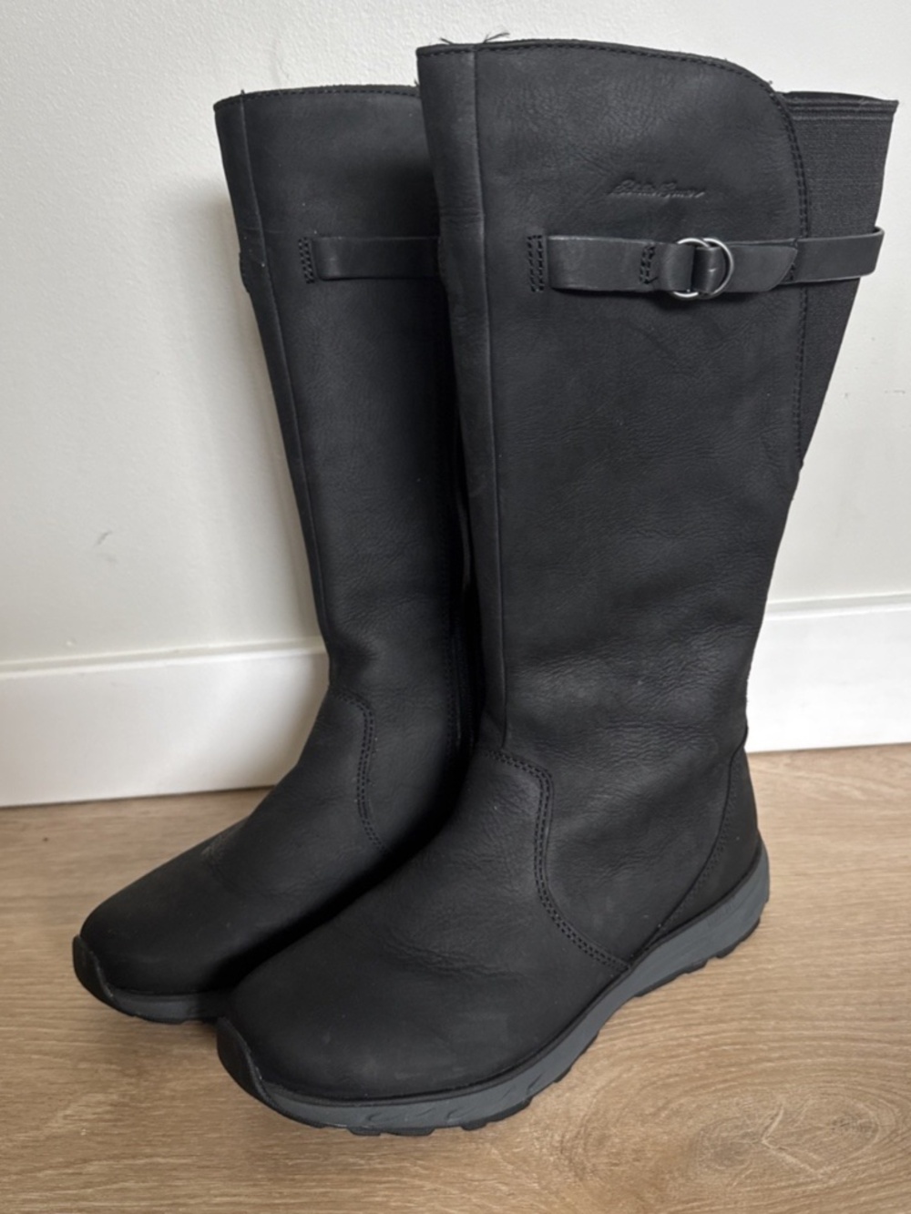 🖤 Eddie Bauer Waterproof Leather Lodge Boots | Black | Women’s 8 | Winter
